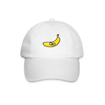 Happy - Baseballkappe - Weiß/Weiß - Vorne