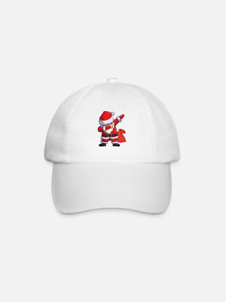 Weihnachtsmann Santa Claus - Baseballkappe - Weiß/Weiß