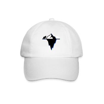 Polar Eisberg Mit Eisbär Winter - Baseballkappe - Weiß/Weiß - Vorne