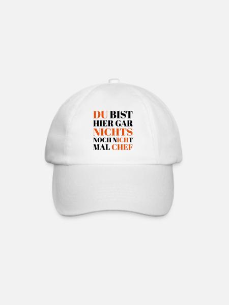 Cheffe - Baseballkappe - Weiß/Weiß