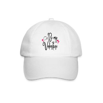 Be My Valentine - Baseballkappe - Weiß/Weiß - Vorne