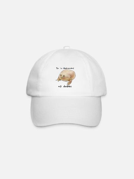 It is Wednesday my dudes - meme - Baseballkappe - Weiß/Weiß