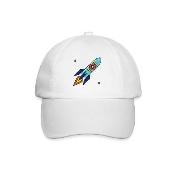 Rakete - Baseballkappe - Weiß/Weiß - Vorne