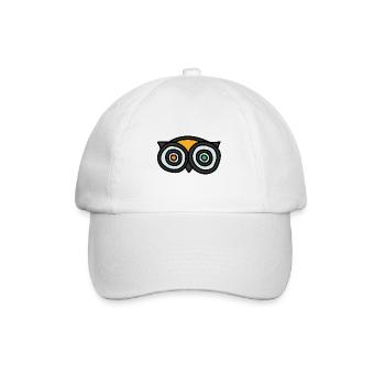 Owls eyes - Baseballkappe - Weiß/Weiß - Vorne
