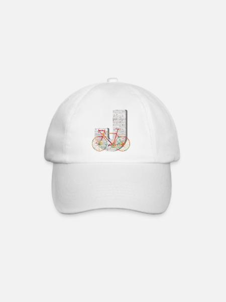 fahrrad e 249 j - Baseballkappe - Weiß/Weiß