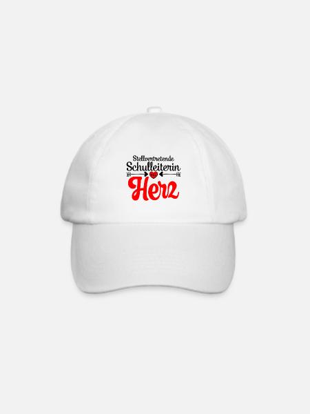 Stellvertretende Schulleiterin Schulleitung - Baseballkappe - Weiß/Weiß