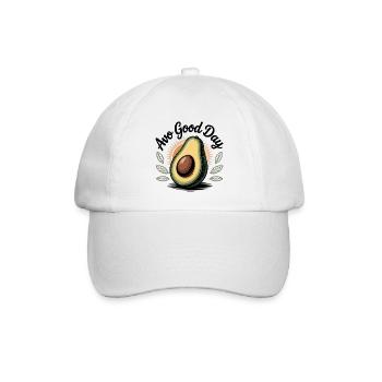 Avo Good Day - Baseballkappe - Weiß/Weiß - Vorne
