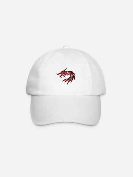 Drachen Stamm 1a - Baseballkappe - Weiß/Weiß