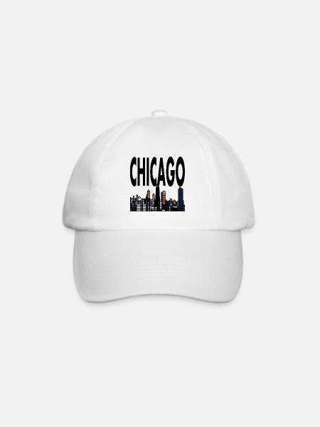 Chicago - Baseballkappe - Weiß/Weiß