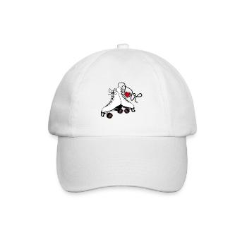 Senkel Rollkunstlauf Schuh 2 - Baseballkappe - Weiß/Weiß - Vorne
