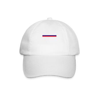 Russland - Baseballkappe - Weiß/Weiß - Vorne