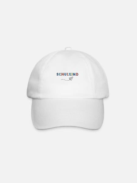 Schulkind - Baseballkappe - Weiß/Weiß