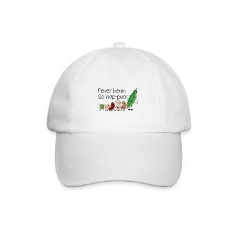 bean happy - Baseballkappe - Weiß/Weiß - Vorne