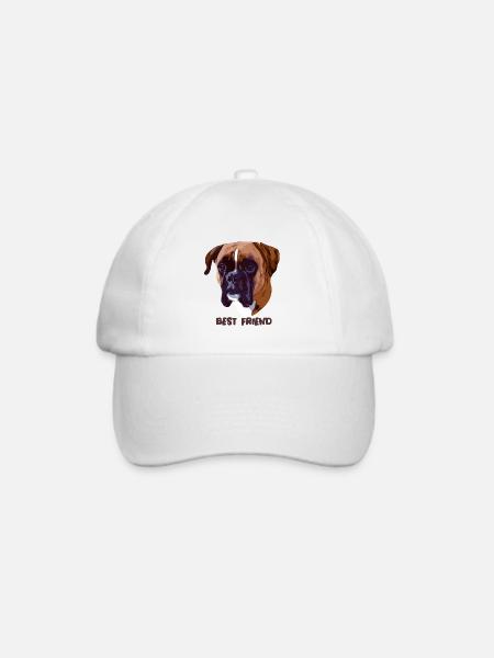 Best Friend - Baseballkappe - Weiß/Weiß