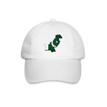 Pakistan - Baseballkappe - Weiß/Weiß - Vorne