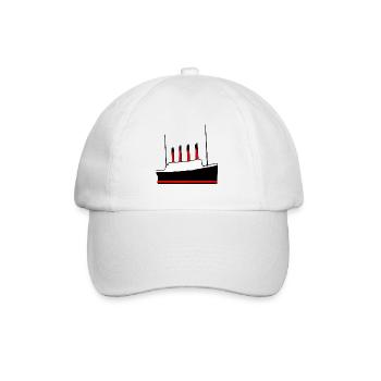 TITANISCHE LEGENDE - Baseballkappe - Weiß/Weiß - Vorne