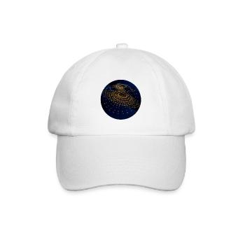 Ein Kreis - Baseballkappe - Weiß/Weiß - Vorne