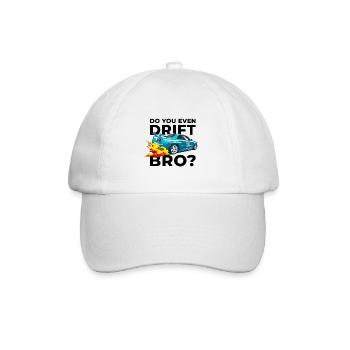 Funny car design gift idea - Baseballkappe - Weiß/Weiß - Vorne