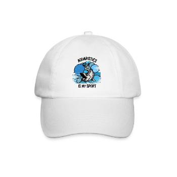 Aquarium Aquarianer Fische Zierfische Aquaristik - Baseballkappe - Weiß/Weiß - Vorne