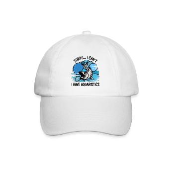 Aquarium Aquarianer Fische Zierfische Aquaristik - Baseballkappe - Weiß/Weiß - Vorne