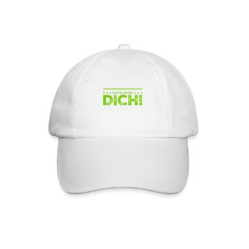 triff eine Entscheidung - Baseballkappe - Weiß/Weiß - Vorne