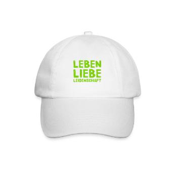 das ist mir wichtig - Baseballkappe - Weiß/Weiß - Vorne