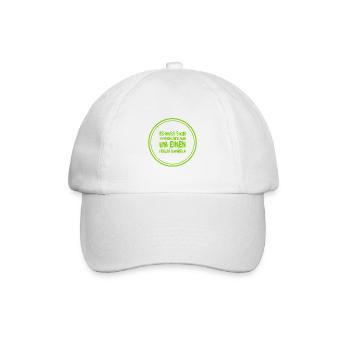offenkundiger Fehler - Baseballkappe - Weiß/Weiß - Vorne
