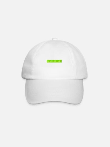 fang an - Baseballkappe - Weiß/Weiß