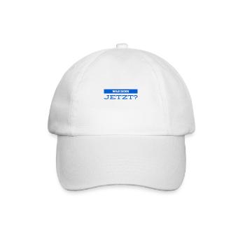 ich brauche eine Entscheidung - Baseballkappe - Weiß/Weiß - Vorne
