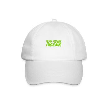 ich bin ein fieser Bruder - Baseballkappe - Weiß/Weiß - Vorne