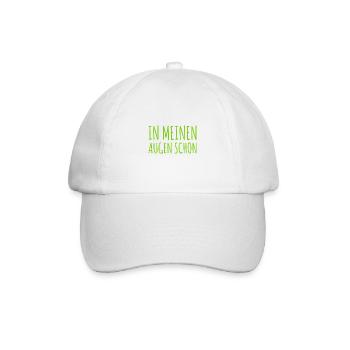 so sehe ich das - Baseballkappe - Weiß/Weiß - Vorne