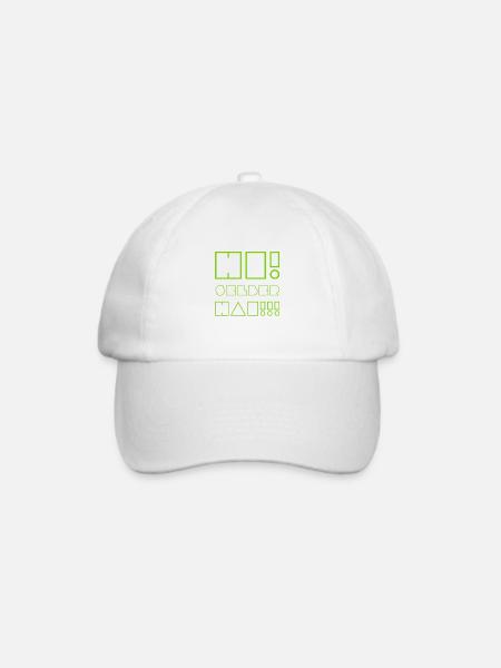 grüß dich - Baseballkappe - Weiß/Weiß