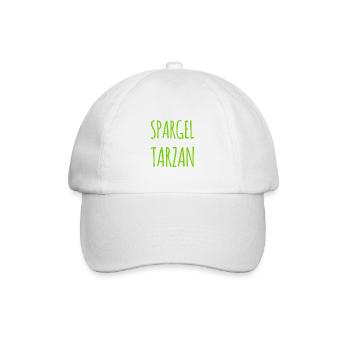 Spargeltarzan - Baseballkappe - Weiß/Weiß - Vorne