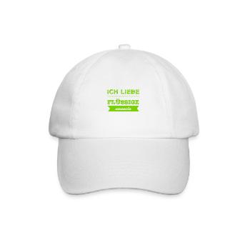 ich liebe flüssige Amnesie - Baseballkappe - Weiß/Weiß - Vorne