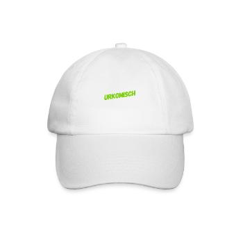 wie witzig - Baseballkappe - Weiß/Weiß - Vorne