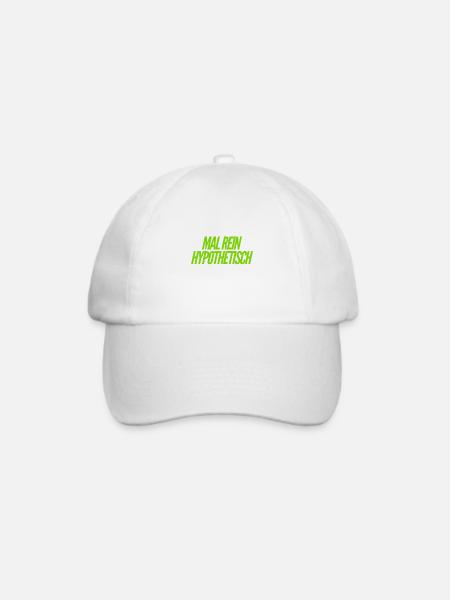 Hypothese - Baseballkappe - Weiß/Weiß
