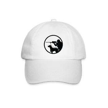 Hunter-Logo - Baseballkappe - Weiß/Weiß - Vorne