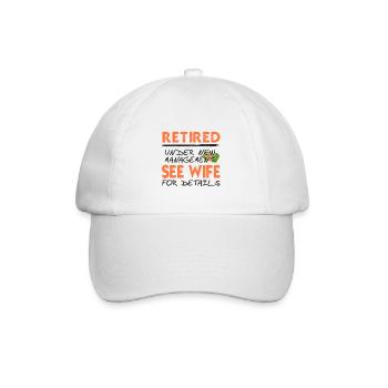 Rente - Baseballkappe - Weiß/Weiß - Vorne