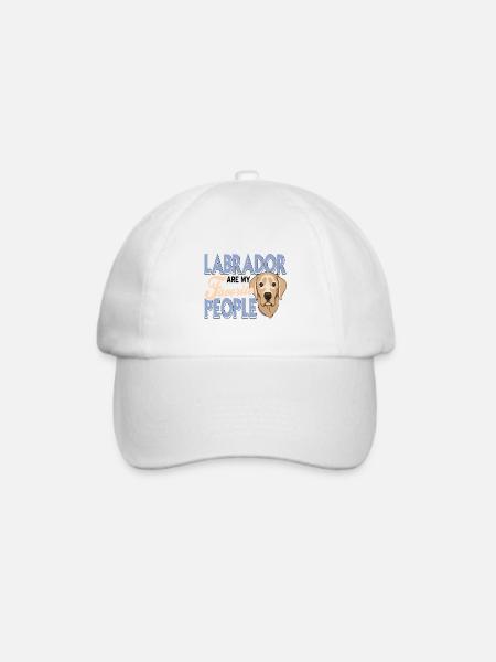 Labrador - Baseballkappe - Weiß/Weiß
