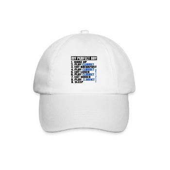 Klarinette - Baseballkappe - Weiß/Weiß - Vorne