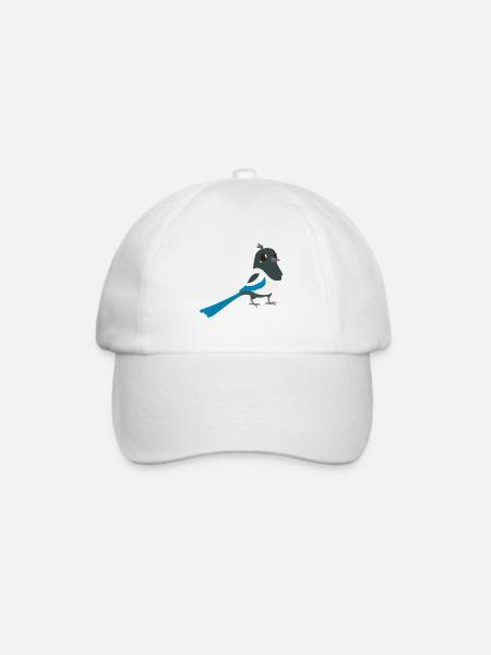 Elster - Baseballkappe - Weiß/Weiß