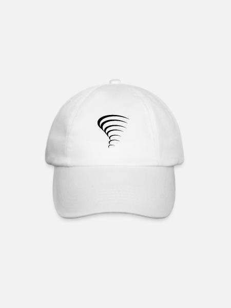 Tornado Design - Baseballkappe - Weiß/Weiß