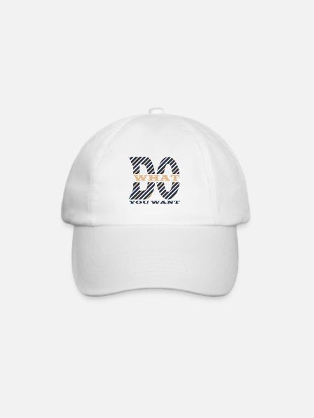 Mach, was du willst - Baseballkappe - Weiß/Weiß