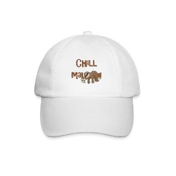 Chill Mal - Baseballkappe - Weiß/Weiß - Vorne