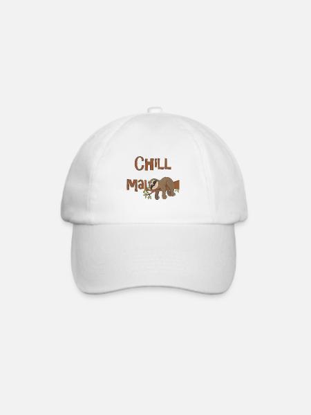Chill Mal - Baseballkappe - Weiß/Weiß