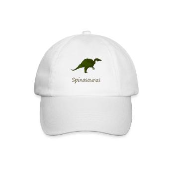 Spinosaurus - Baseballkappe - Weiß/Weiß - Vorne