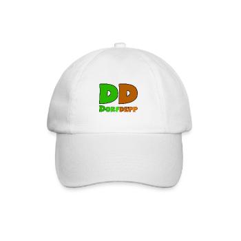 Dorf Dorfdepp Dorfkind Dorfleben Land Landleben - Baseballkappe - Weiß/Weiß - Vorne