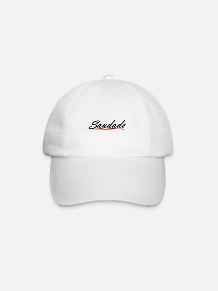 saudade - Baseballkappe - Weiß/Weiß