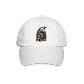 RABITRACER_MARKET.png - Baseballkappe - Weiß/Weiß - Vorne