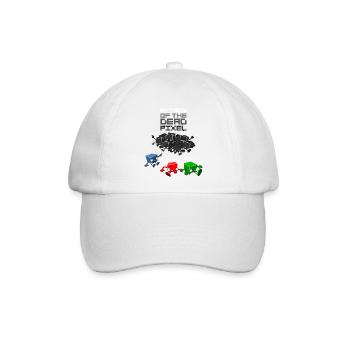 dead pixel - Baseballkappe - Weiß/Weiß - Vorne